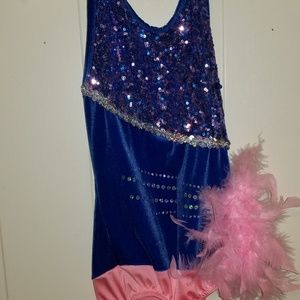 Ballet and ice figure costume